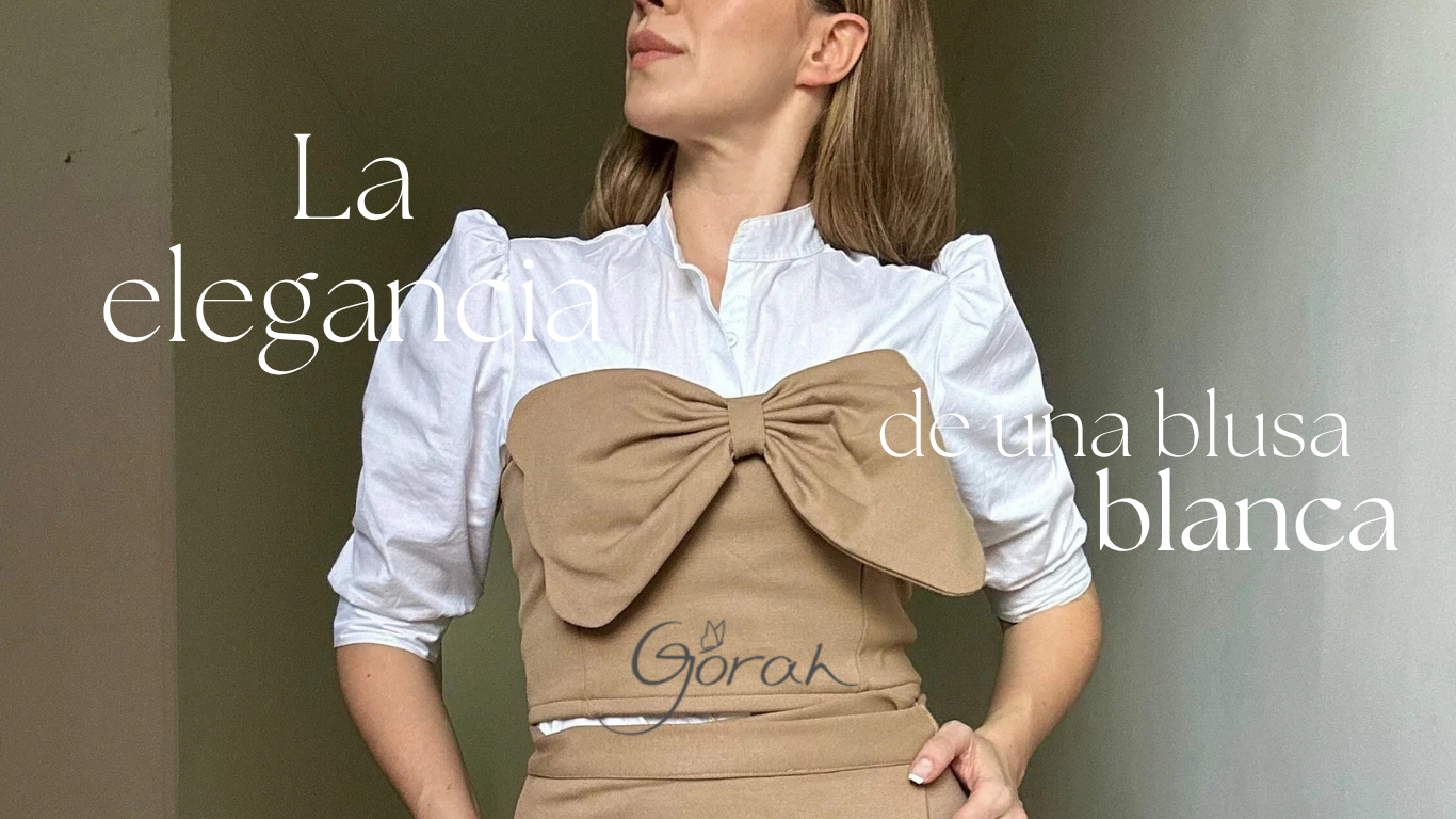 La elegancia de una blusa blanca