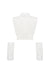 Blusa estilo solapa y puño para mujer elegante. Ideal para cualquier oufit