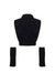 Blusa para mujer color negro estilo solapa más puños