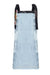 Vestido azul celeste corto para mujer. Toque de elegancia 
